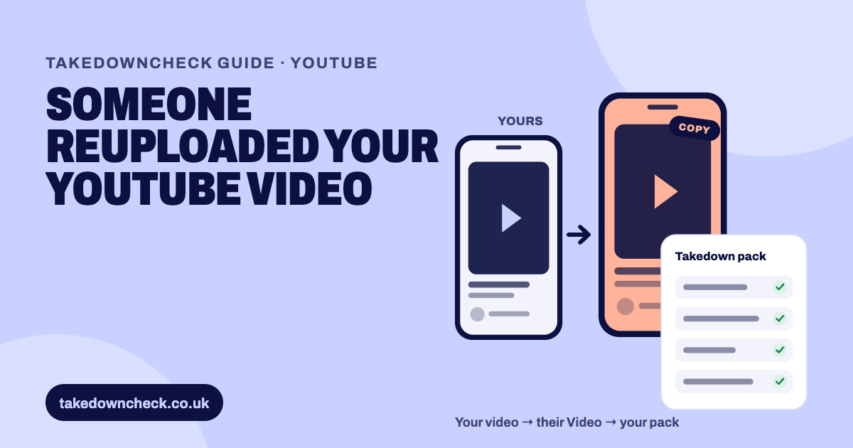 Illustration: Someone reuploaded your YouTube video