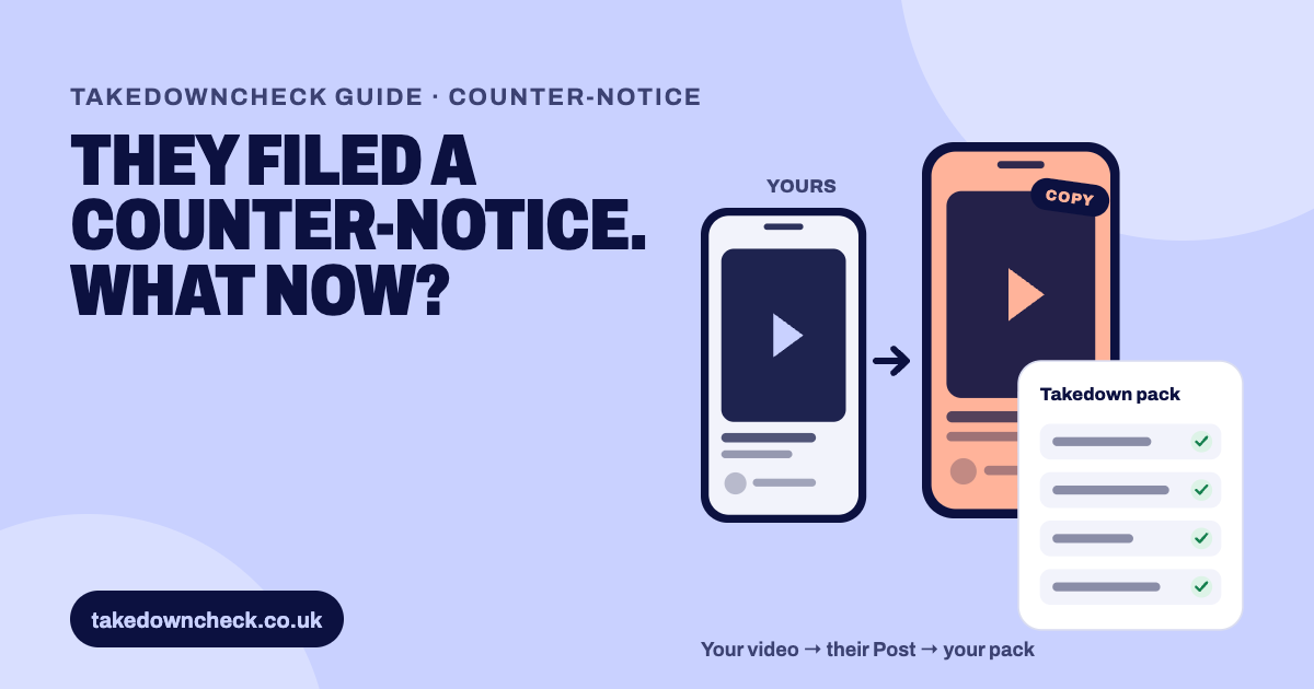 Illustration: They filed a counter-notice. What now?